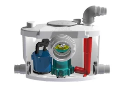 Planus Broyeur WC GEBERIT INSTALLED modèle BROYSAN 4 UP adaptable, 4 entrées
