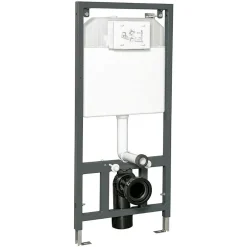 Kerra Bâti support universel pour WC suspendu Sans plaque chasse d'eau