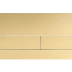 Rea Bâti Support Wc Avec Plaque De Commande Type T Brush Gold* Wc Suspendu