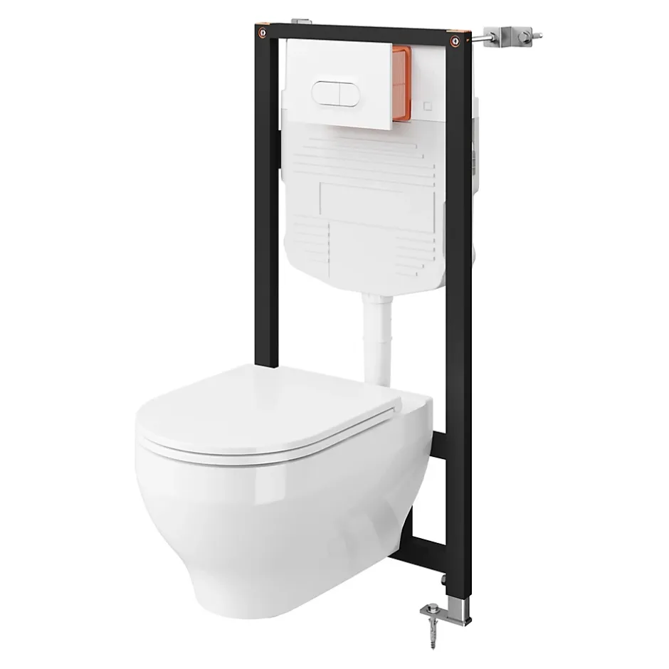 GoodHome Bâti WC suspendu universel Nissi* Wc Suspendu