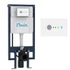 Nashi BÂTI-SUPPORT automatique pour WC lavant, structure intelligente avec chasse intégrée