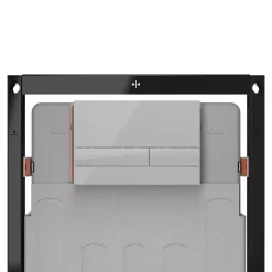 GoodHome Bâti-support sol et mur pour WC suspendu autoportant, certifié NF, Silgo