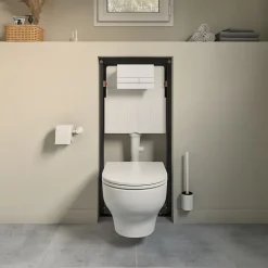 GoodHome Bâti-support universel pour WC suspendu Olan* Wc Suspendu