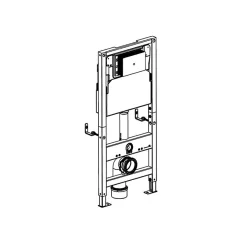 Rue Du Bain Bâti-support WC - 50x112 cm - Solo Fix