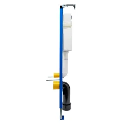Roca Bâti-support WC suspendu, installation sur cloison légère, hauteur 112 cm, chasse 2/4-6 L + plaque blanche (ROW01-FR)* Wc Suspendu