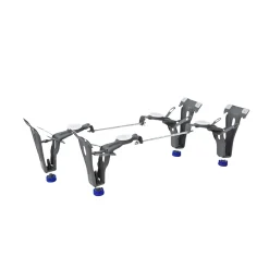 Swiss Aqua Technologies By Kaldewei 150x70 cm Ensemble baignoire Vivien universelle + Pare baignoire 2 volets + pieds (SATVIVI150-SETP2)* Baignoire Droite