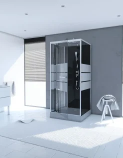 Aurlane Cabine de douche 90 carrée 90x90x225cm - SCRATCHY 90* Cabine De Douche