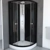 Aurlane Cabine de douche 1/4 de cercle 85x85x225cm - NEBULA