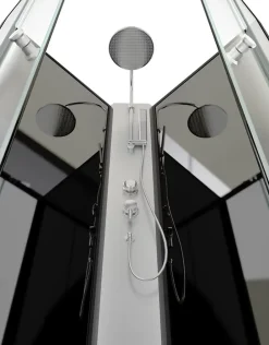 Aurlane Cabine de douche 1/4 de cercle 85x85x225cm - NEBULA