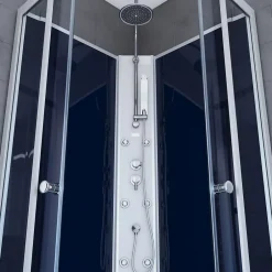 Aurlane Cabine de douche 1/4 de cercle - 85x85x225cm - NIGHTY* Cabine De Douche