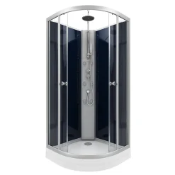 Aurlane Cabine de douche 1/4 de cercle - 85x85x225cm - NIGHTY* Cabine De Douche