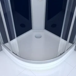 Aurlane Cabine de douche 1/4 de cercle - 85x85x225cm - NIGHTY* Cabine De Douche