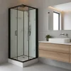 Sanitaire Cabine de douche carrée 90x90 QUADRA Marble* Cabine De Douche