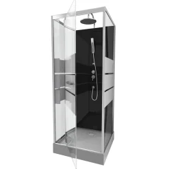 Aurlane Cabine de douche carrée 70x70x225cm - SCRATCHY 70