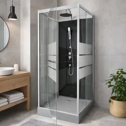Aurlane Cabine de douche carrée 70x70x225cm - SCRATCHY 70