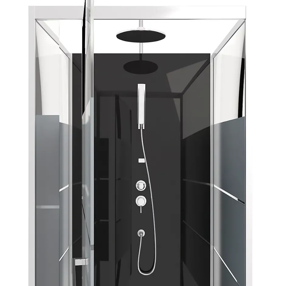 Aurlane Cabine de douche carrée 80x80x220cm - SCRATCHY 80