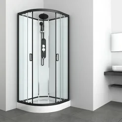 Azura Home Design Cabine de douche KINEDA I 90 x 90 x 225 cm montage rapide