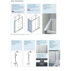 Kinedo Cabine de douche Kinemagic Sérénité Plus 160x80 niche basse porte coulissante transparent thermostatique* Cabine De Douche