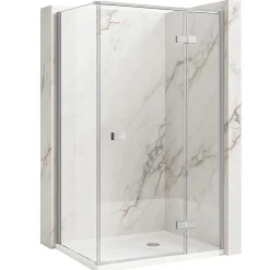 Rea Cabine De Douche Atlas Chrome 90X90 Left* Paroi De Douche