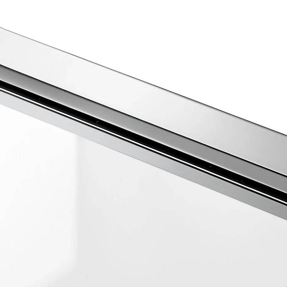 Rea Cabine De Douche Atlas Chrome 90X90 Left* Paroi De Douche