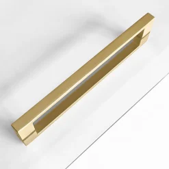 Rea Cabine de douche City Brushed Gold 80x100