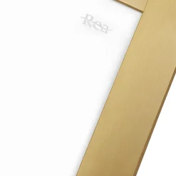 Rea Cabine de douche City Brushed Gold 80x100