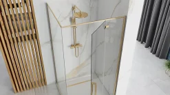 Rea Cabine De Douche Fargo 90X120 Gold
