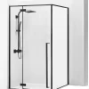 Rea Cabine de douche Fargo Black 90x120 Black* Paroi De Douche