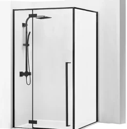 Rea Cabine de douche Fargo Black 90x120 Black* Paroi De Douche
