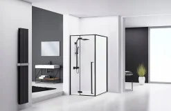 Rea Cabine de douche Fargo Black 90x120 Black* Paroi De Douche