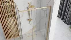 Rea Cabine De Douche Solar 90X120 Gold* Paroi De Douche
