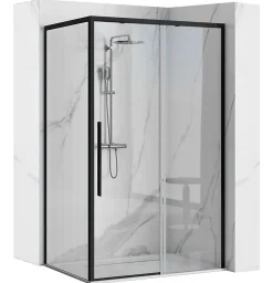 Rea Cabine de douche Solar Black 90x120