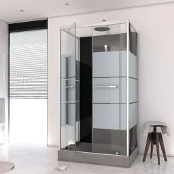 Aurlane Cabine de douche rectangle 110x80x225cm - SCRATCHY 110* Cabine De Douche