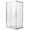 Idralite Cabine de douche Rectangulaire 90x110CM H200 Verre Transparent 8mm Gauche EasyClean Prime Corner