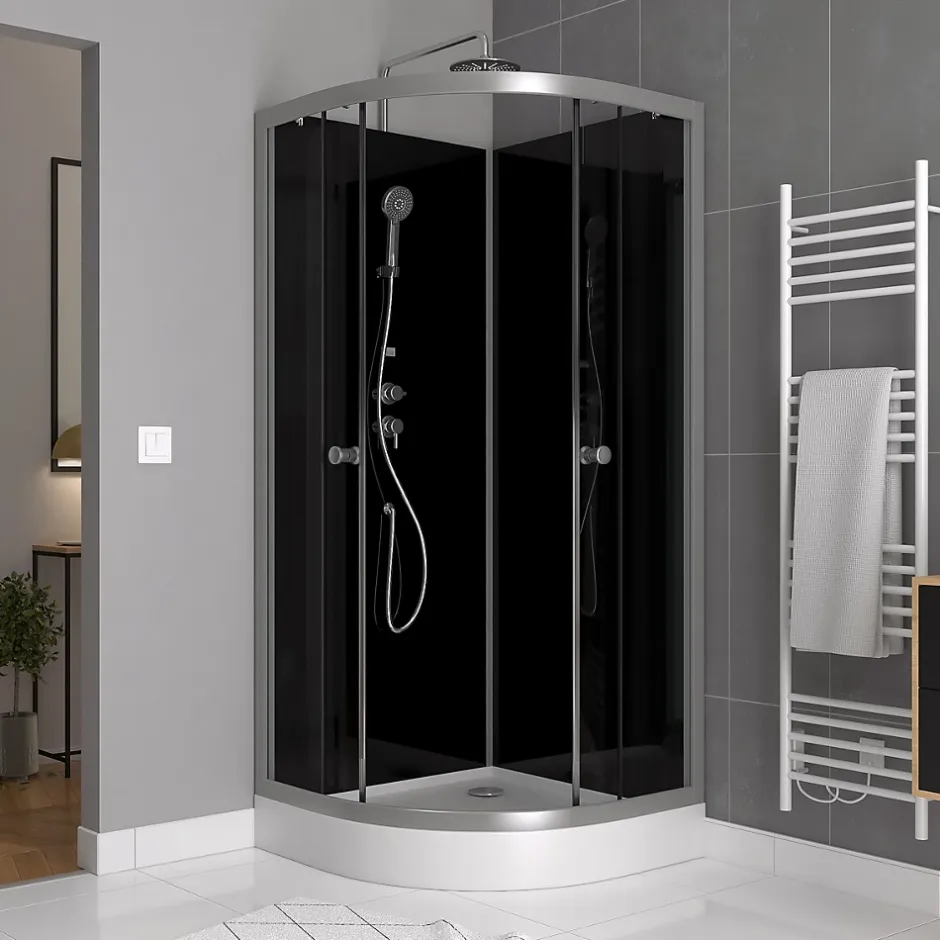 Aurlane cabine de douche ROUND SHADOW CORNER 90x90x230cm* Cabine De Douche