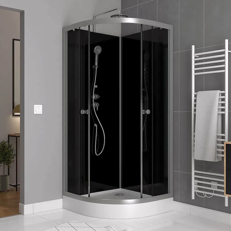 Aurlane cabine de douche ROUND SHADOW CORNER 90x90x230cm* Cabine De Douche