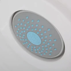 Kiamami Valentina Cabine De Douche 90X90 Avec Hydromassage Et Bain De Vapeur Semi-Circulaire - Vesuvio