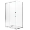 Idralite Cabine de douche 80x110CM H200 Verre Transparent 8mm Gauche avec Easy-Clean mod. Prime Duo 1 Porte* Cabine De Douche