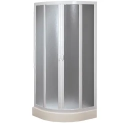Forte Cabine douche demi-circulaire 90x90 CM en acrylique mod. Marte avec ouverture culissante* Cabine De Douche