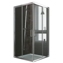 Idralite Cabine Douche 70x70 H185 Transparent 6mm mod. Alabama* Cabine De Douche