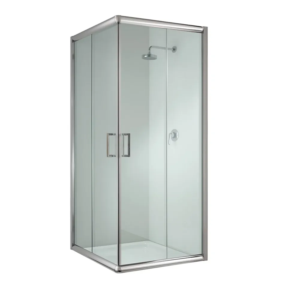 Idralite Cabine Douche 70x70 H198 Transparent 6mm mod. Alabama* Cabine De Douche