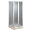 Forte Cabine douche 75x75CM en acrylique mod. Venere avec ouverture centrale