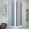 Forte Cabine douche 75x75CM H185 en Plastique pvc modèle Energy avec l'ouverture centrale
