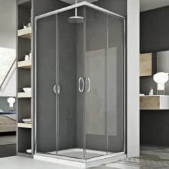 Idralite Cabine douche 70x90CM H185 transparent modèle junior