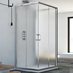 Idralite Cabine douche 70x70x70 CM H185 granité C modèle Junior Trio