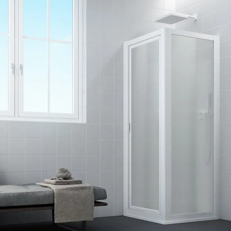 Forte Cabine paroi de douche pivotante 70x70 ouv. 70 CM H 190 en Acrylique mod. Sigma Duo