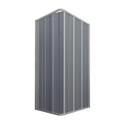 Forte Cabine parois douche en Plastique pvc 80x80 h 185 mod. Flex avec ouverture latérale* Cabine De Douche