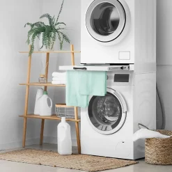 Ml-Design Cadre intermédiaire universel pour lave-linge avec porte-serviettes coulissante