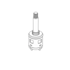 Sined Cartouche Dinverseur 2 Voies Douches Inox