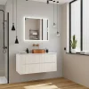 Ceramica Ceramia Nouveau meuble de salle de bain 120 cm, blanc cassé (CERAMIA-5OW120)* Meuble Sous-Vasque